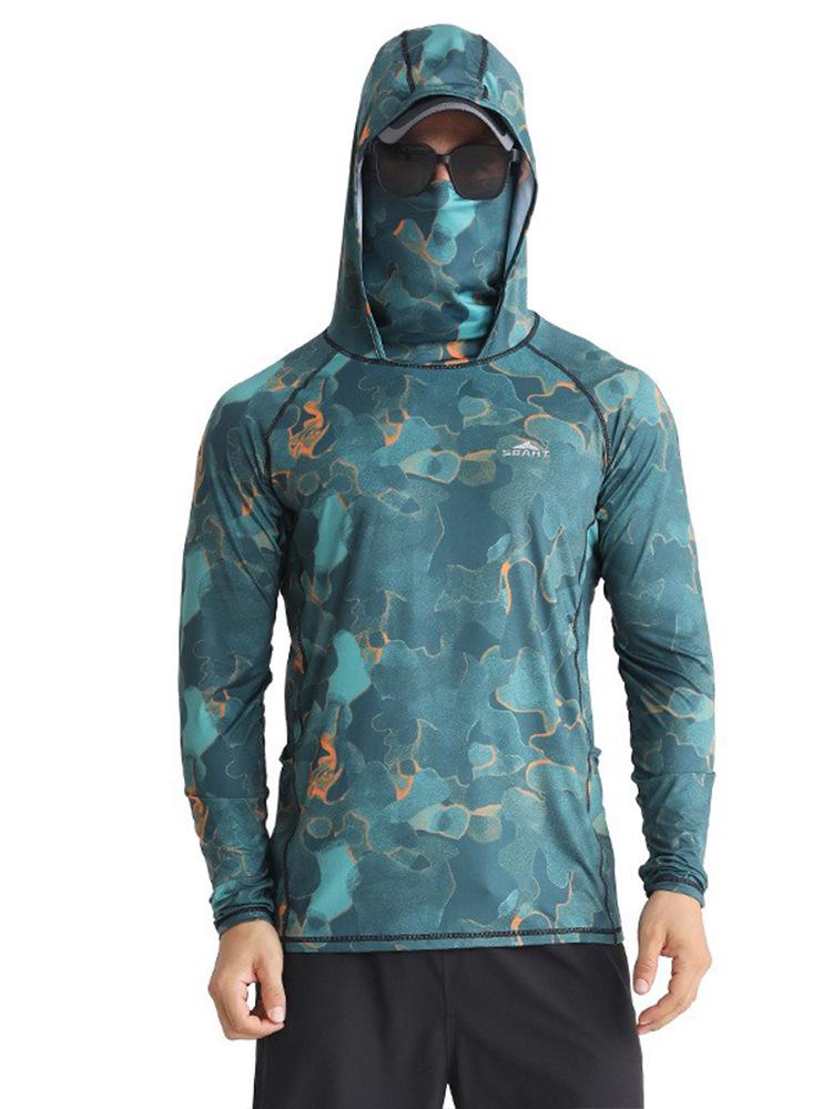Men s Quick-Dry UV Protection Fishing Jacket - Breathable, Sun-Proof, Ice-Feel Fabric XL