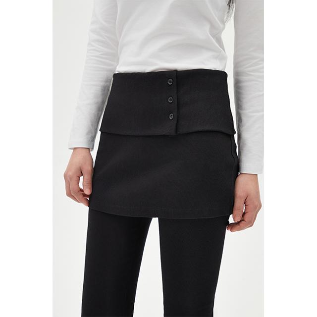 LAP Skirt Layered Leggings Pants Ar1Wp266