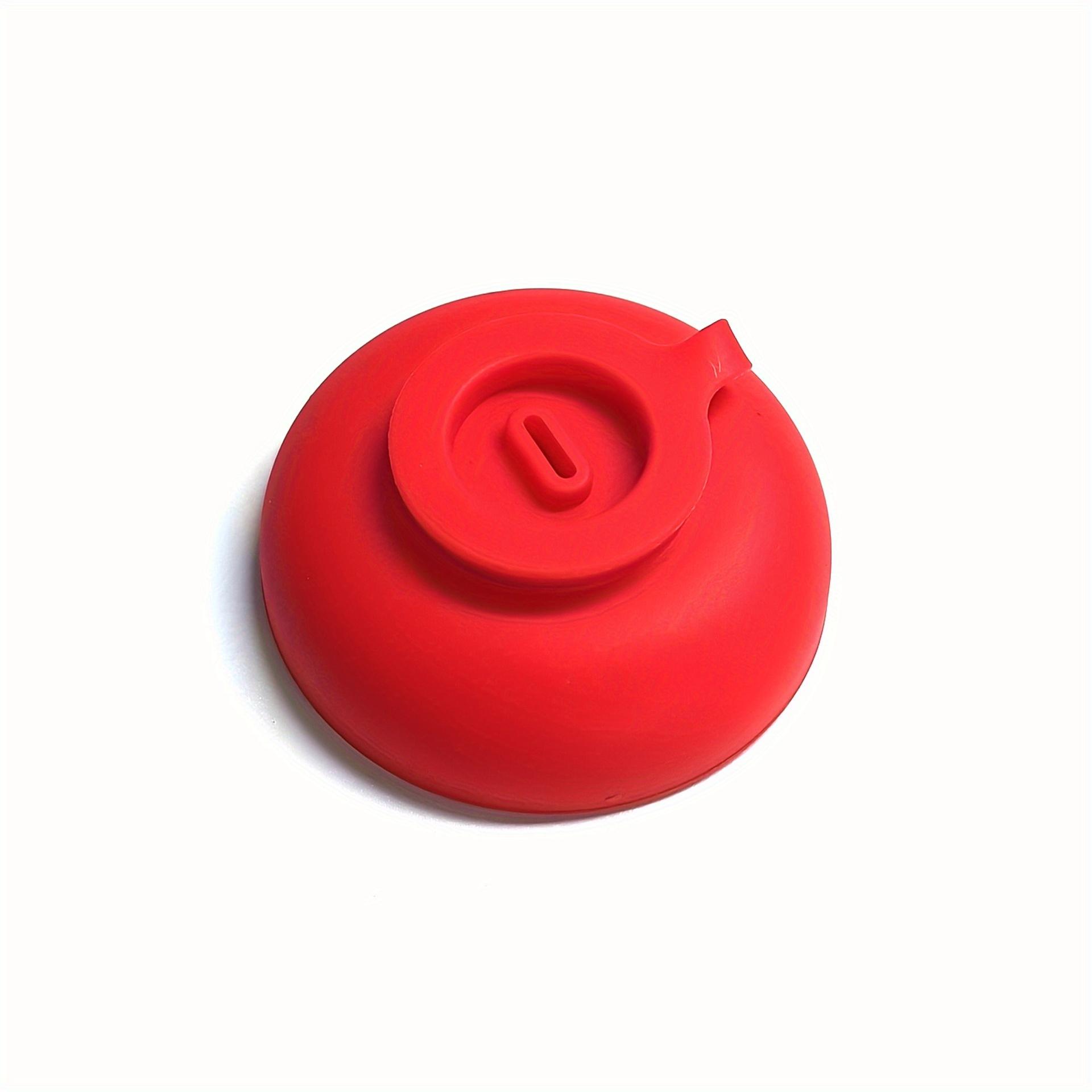 

Colorful Silicone Popsicle Stand, leak-proof with drip lid, durable for summer homemade desserts. Red - [1PCS]