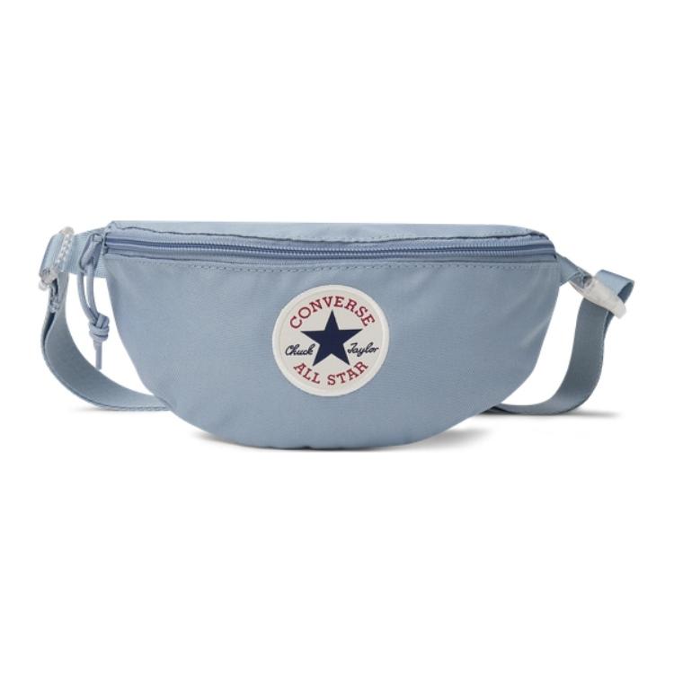 New Converse Polyester Crossbody Fanny Pack Regular Unisex Light Blue 10019907-A13