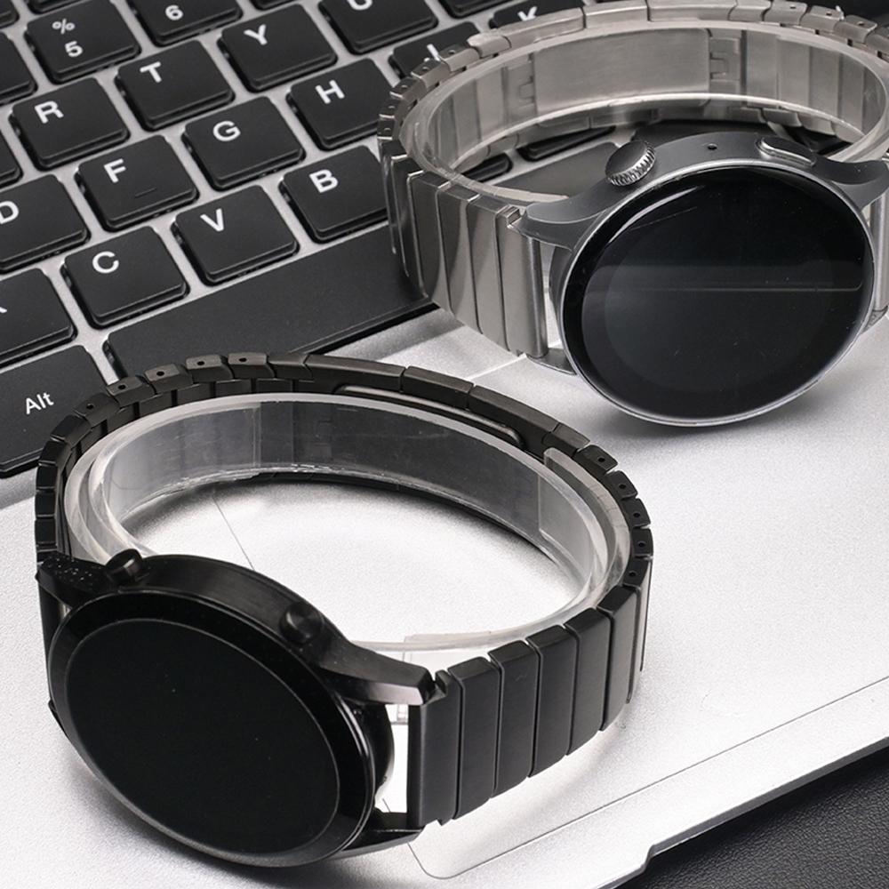 Uniwersalny Pasek ze Stali Nierdzewnej 22 mm do Huawei Watch GT 6 Pro 46 mm Luksusowy Metalowy Pasek do Zegarka Seiko Męska Bransoleta