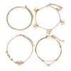 Delicate Hollow Butterfly Anklet For Women, Cute Beach Foot Chain With Lace Pendant, New Ankle Bracelet