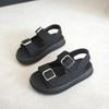 Boys Girls Beach Shoes Non-slip Soft Sole Kids Sandals Toes Capped Flexible 2025 Summer New Children Flats Fashion for Vacation