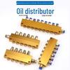 Ferrule Type 1-in-8-out Oil Distributor