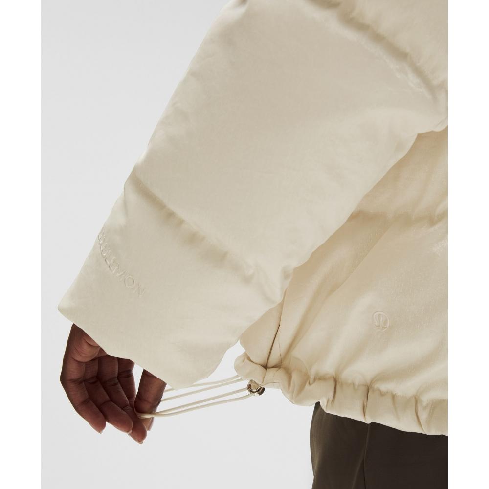 Lululemon Wunder Puff 600 Down Fill Jacket  Shine Light Ivory