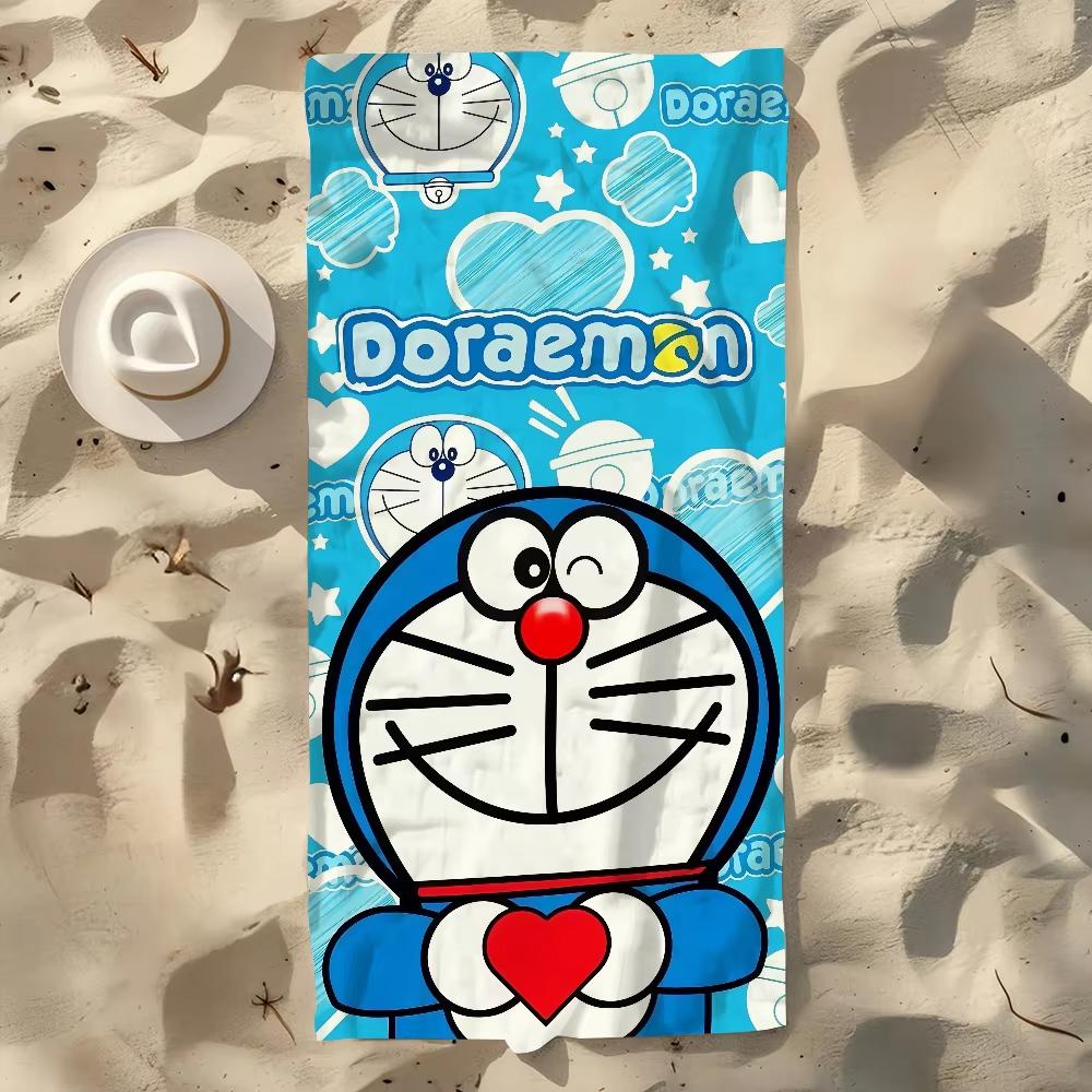 Cute Cartoon D-Doraemon-S Towel Soft Pool Gift For Travel Gym Shower Camping Quick Dry Sports Large Beach Towel