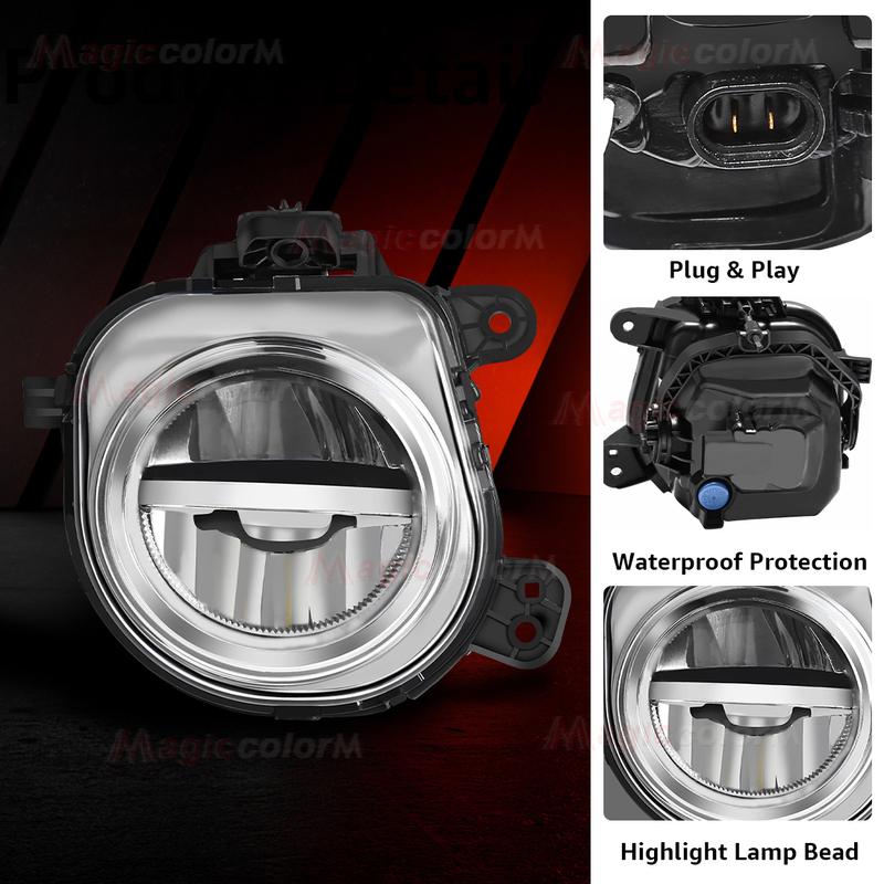 LED Fog Light For BMW X3 F25 X4 F26 X5 F15 F85 2014 2015 2016 Fog Lamp Car Front Bumper Headlights 12V 63177317251 63177317252