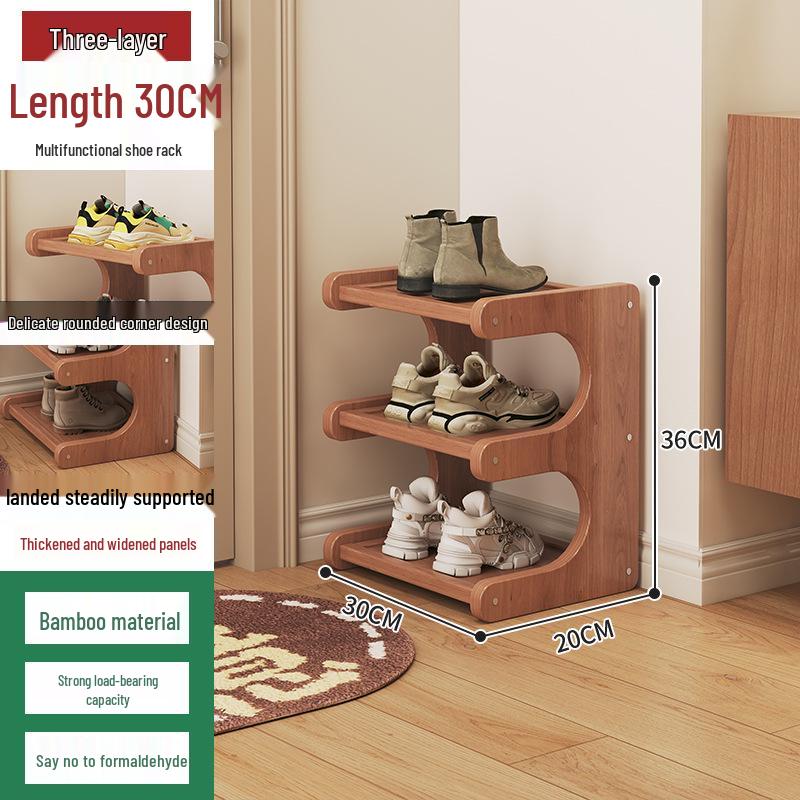 Narrow Corner Shoe Rack: Space-Saving Multi-Layer Shelf for Entryway