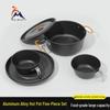 Ultra-Light 5-Piece Anodized Aluminum Camping Cookware Set