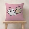 Line P-Puppys Cute Dog Cushion Cover 30X50 Polyester Sofa Cushions Decorative Throw Pillows Home Decoration Pillowcover