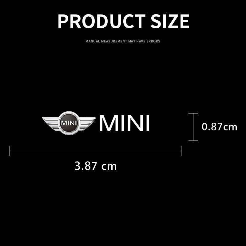 2/5/10Pcs Car Interior Random Stickers Car Steering Wheel Emblem Styling For BMW Mini Cooper F54 F55 F56 R56 R60 SONE Roadster Clubman Coupe