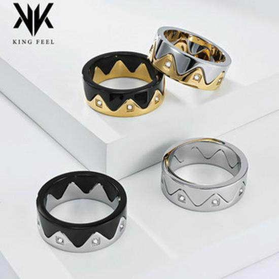 High-End European American Emerald Zircon Rotating Ring for Women - Stylish, Elegant, Stress-Relief Stainless Steel Jewelry