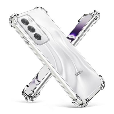For Oppo Reno12 Pro CPH2629 Case Clear Shockproof Silicone Soft Phone Case or Oppo Reno12 CPH2625 Transparent Protect Back Cover