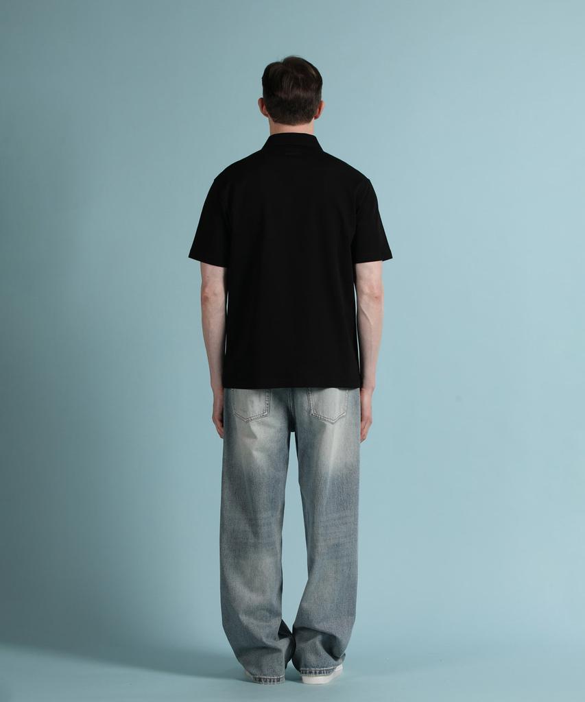 PANICALE Blue Washed Wide Denim Pants