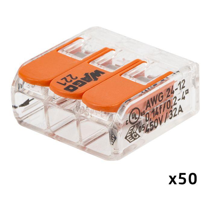 Pot panaché de 100 bornes de connexion automatique 2, 3 et 5 entrées S221