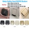Car Rear Child Safety Seat ISOFIX Button Cover For BMW 1 Series F20 F21 2 Series F22 F23 F87 3 Series F30 F31