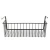 Suspended Shelf Basket M Black Metal 40X26 Cm