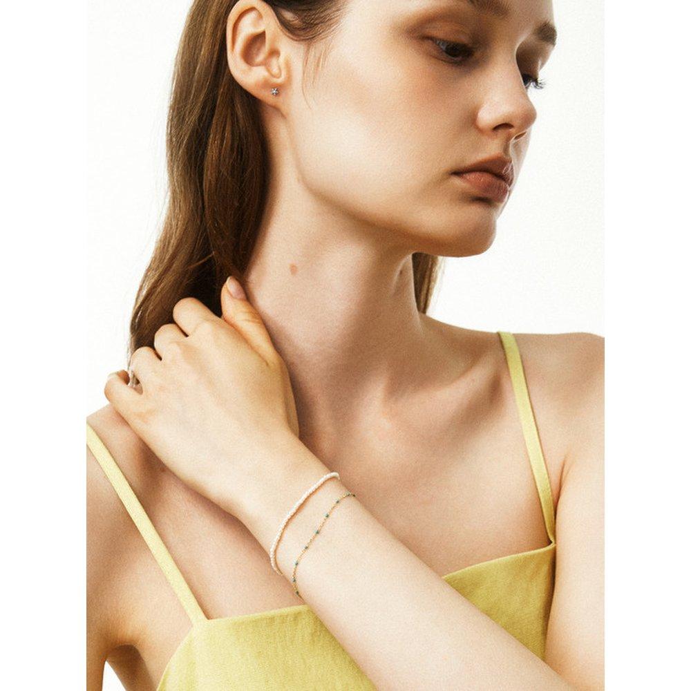 14K Classic Freshwater Pearl Bracelet (14K Gold) Lfb01