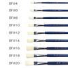 Sakura Art Pig Size 10 Pieces Cray-Pas Brushes, Bristle, Round, 0, BR#0(10),