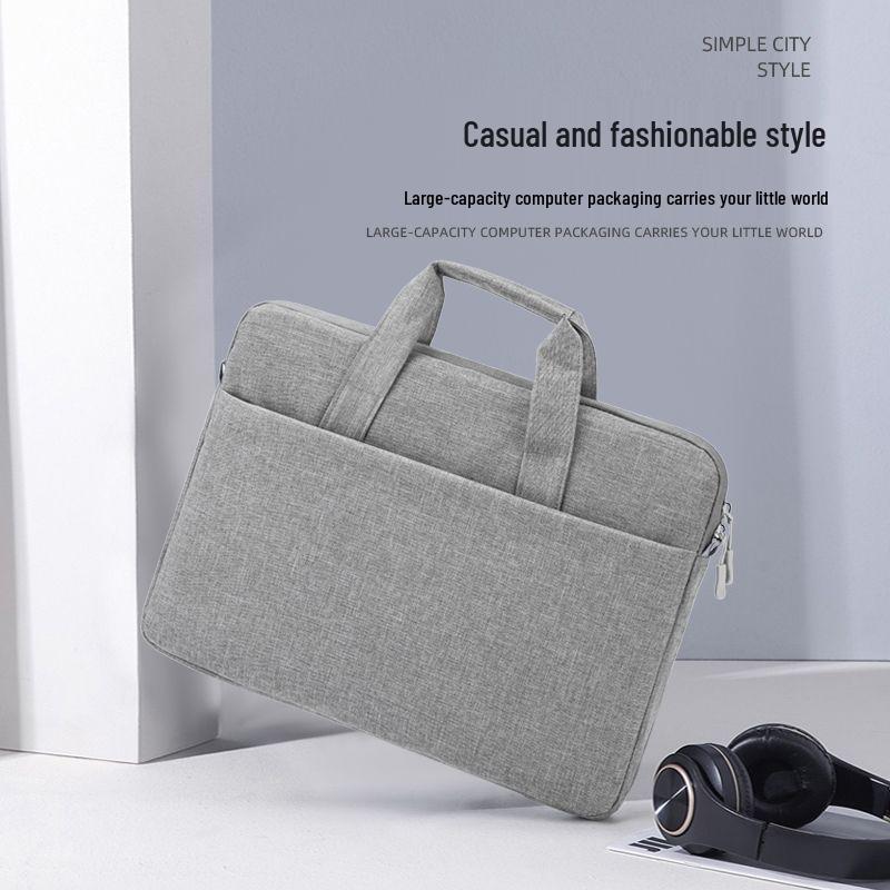 16-Inch Handheld Laptop Bag for Apple, Huawei, Lenovo, Xiaomi, Dell – Airbag Design for Men and Women