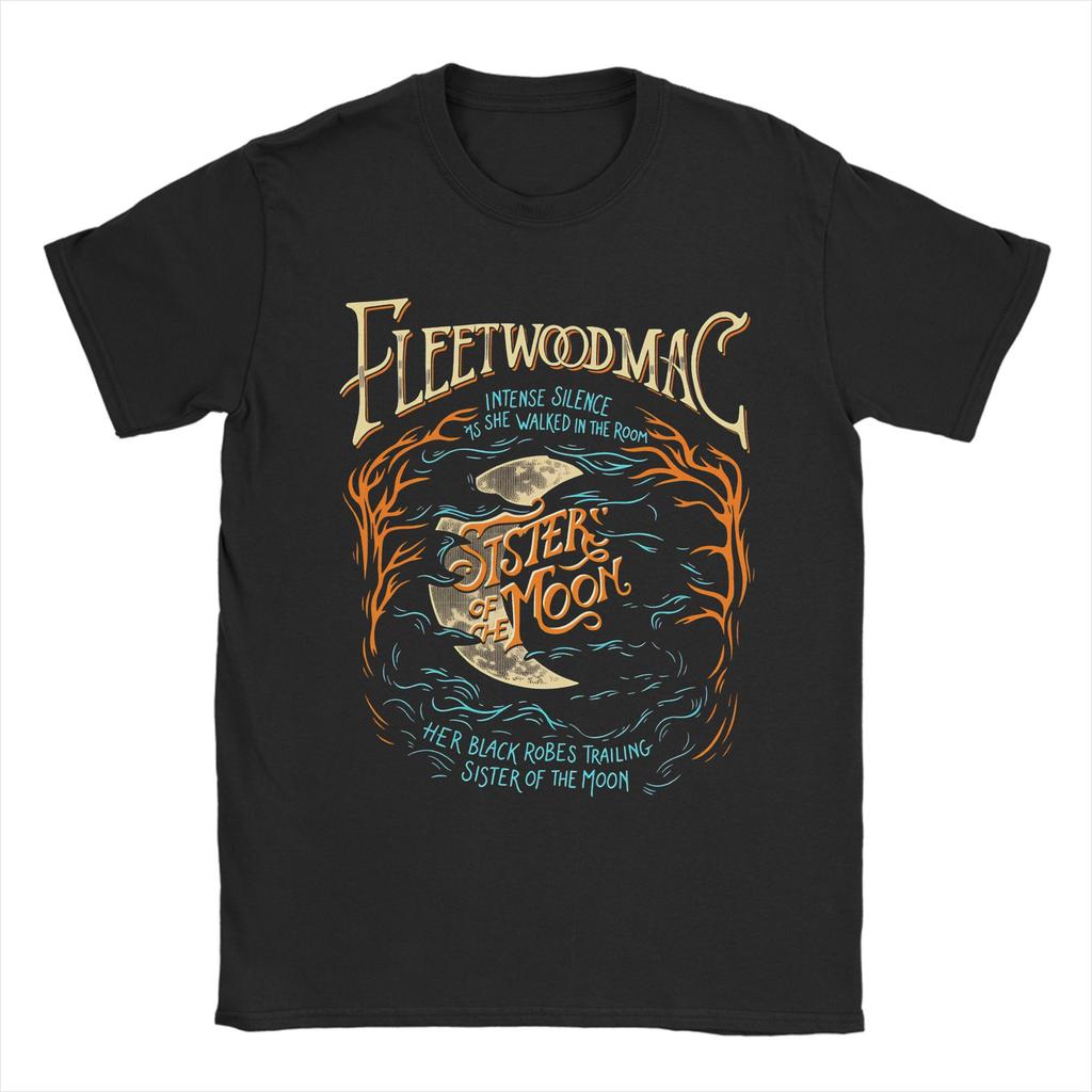 Fleetwood Mac T Shirt Summer  Hipster TShirts Male Pure Cotton O Neck Oversize Tees ShortSleeve Street Style Tshirt