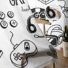 Game Controller Sheer Curtains For Living Room Bedroom Tulle Curtains Kitchen Window Treatments Panel Drapes