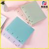 New A4 4 Hole D-Type Ring Binder Folder Morandi Color Waterproof Loose Leaf File Display Book For Office School Supplies