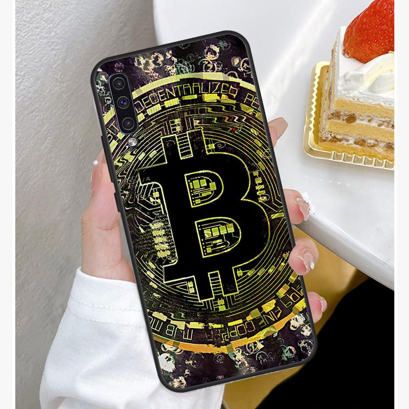Чехол Bitcoin BTC для Samsung A12 A32 A42 A52 A72 A52S A03S A21S A11 A31 A51 A71 A10 A50 A70 с полным покрытием Samsung A10