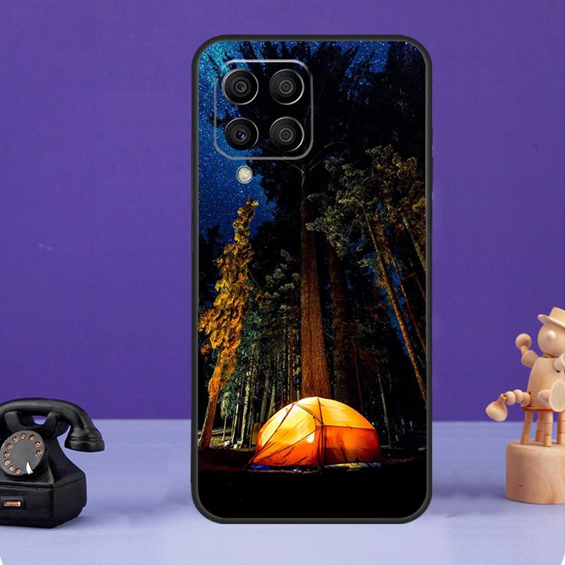 Camping Nature Mountain Case For Samsung Galaxy M55 M35 M15 M56 M36 M16 M06 M31 M13 M33 M53 M12 M32 M52 M14 M34 M54