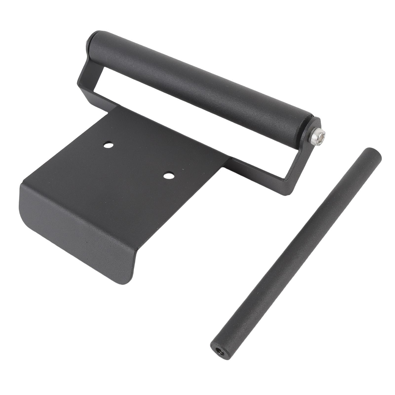 

Держатель для мобильного телефона для мотоцикла Черный металлический кронштейн для навигации мотоцикла Подставка для телефона с GPS