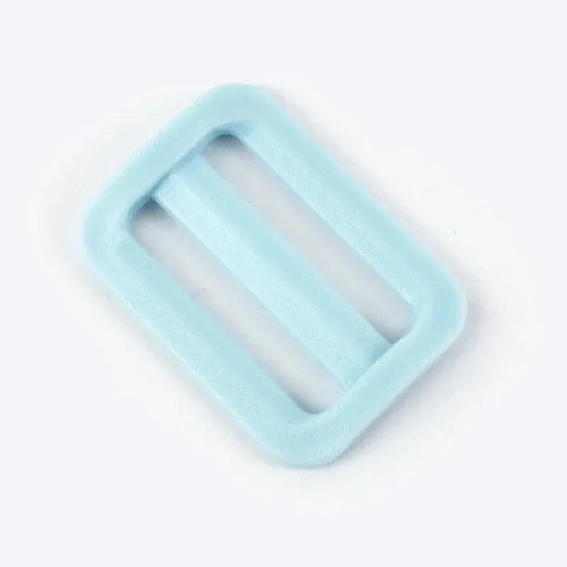 20Pcs Meetee 25/32/38mm Plastic Ring Buckles Tri-Glide Slider Adjuster Belt Buckle Dog Collar Clasp Hooks DIY Sewing Accessories