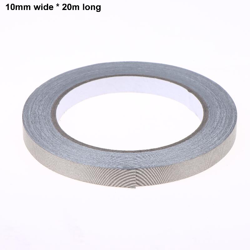20M Tape Double Conductive Fabric Tape 5Mm~50Mm Width Single-Sided Laptop Cellphone Lcd Emi Shielding Adhesive Tape