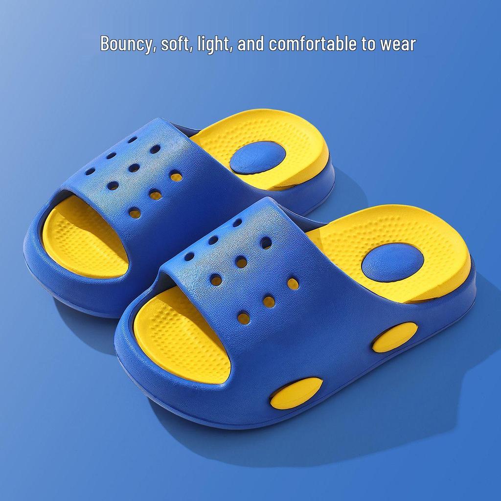 Kids' Non-slip Summer Indoor Slippers: Odor-resistant Sandals for Boys & Girls