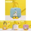 Cute Yellow Duck Thermal Lunch Box Bag For Kids And Students Modern Minimalist Style Aluminum Foil Insulated Lunch Bag Wholesale