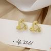 Simple Geometric Pearl Stud Earrings Exquisite Commuter Superior Earrings Earrings
