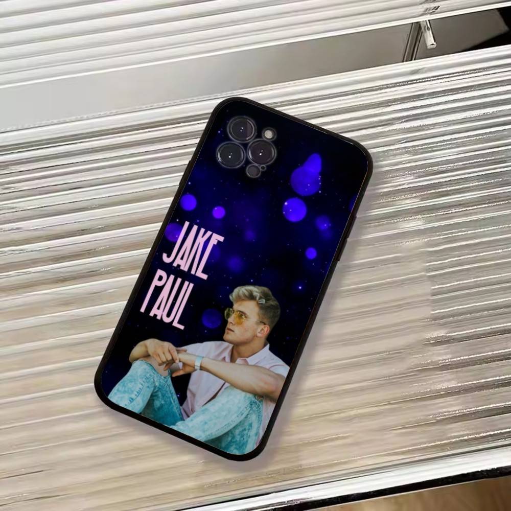 Boxing Star J-Jake Paul Phone Case For iPhone 17,16,15,14,13,12,11 Plus,Pro Max,XS,Soft Black Cover
