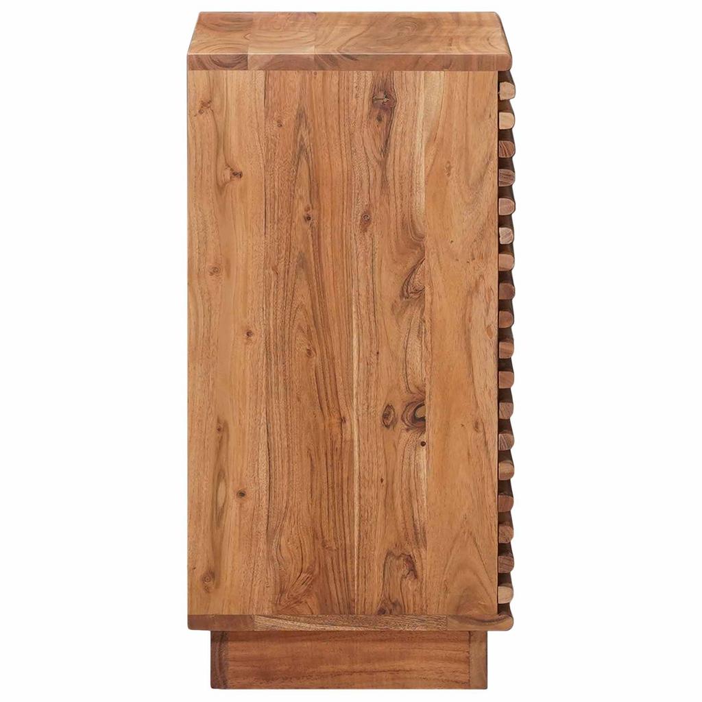 Handcrafted Nightstand Teak Brown 40 X 30 X 60 Cm