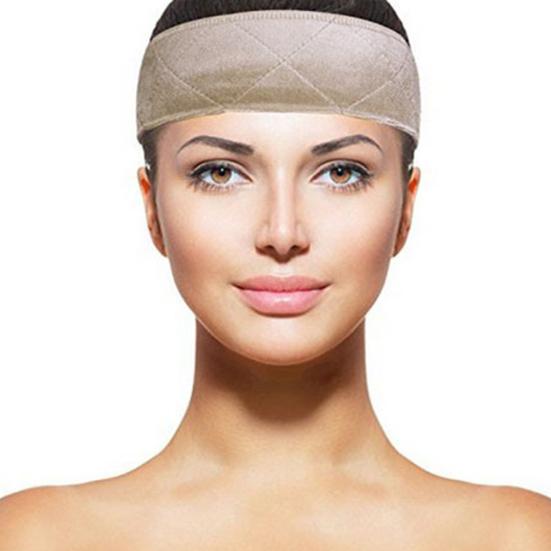 2Pcs Women Non Slip Velvet Wig Elastic Headband Band Adjustable Hair Scarf