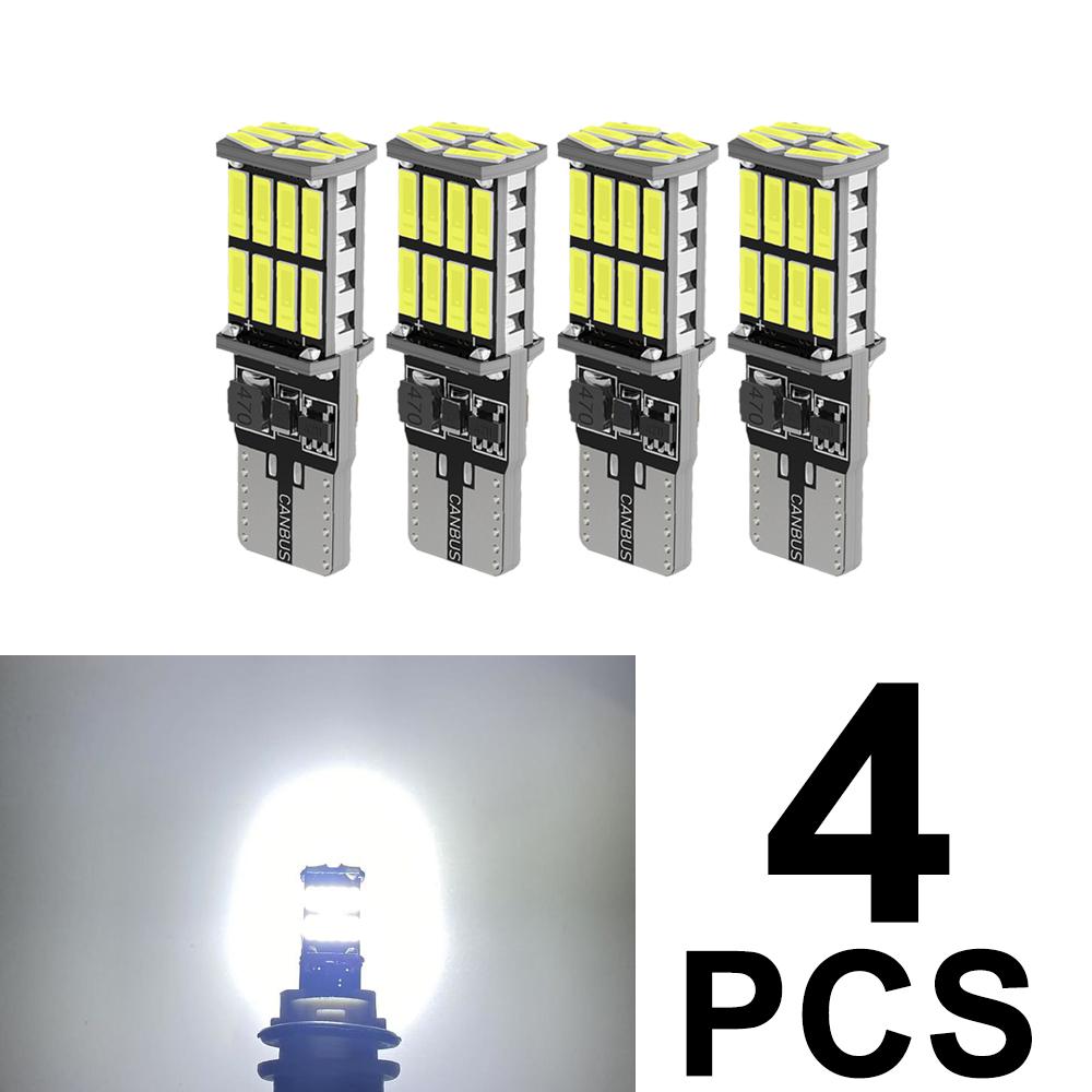 2/4/10 PCS T10 W5W LED Bulbs Canbus 12V/24V 4014-26SMD 6500K Car Signal Lights Interior Dome Door Trunk License Wedge Side LampsTurn Signal 2