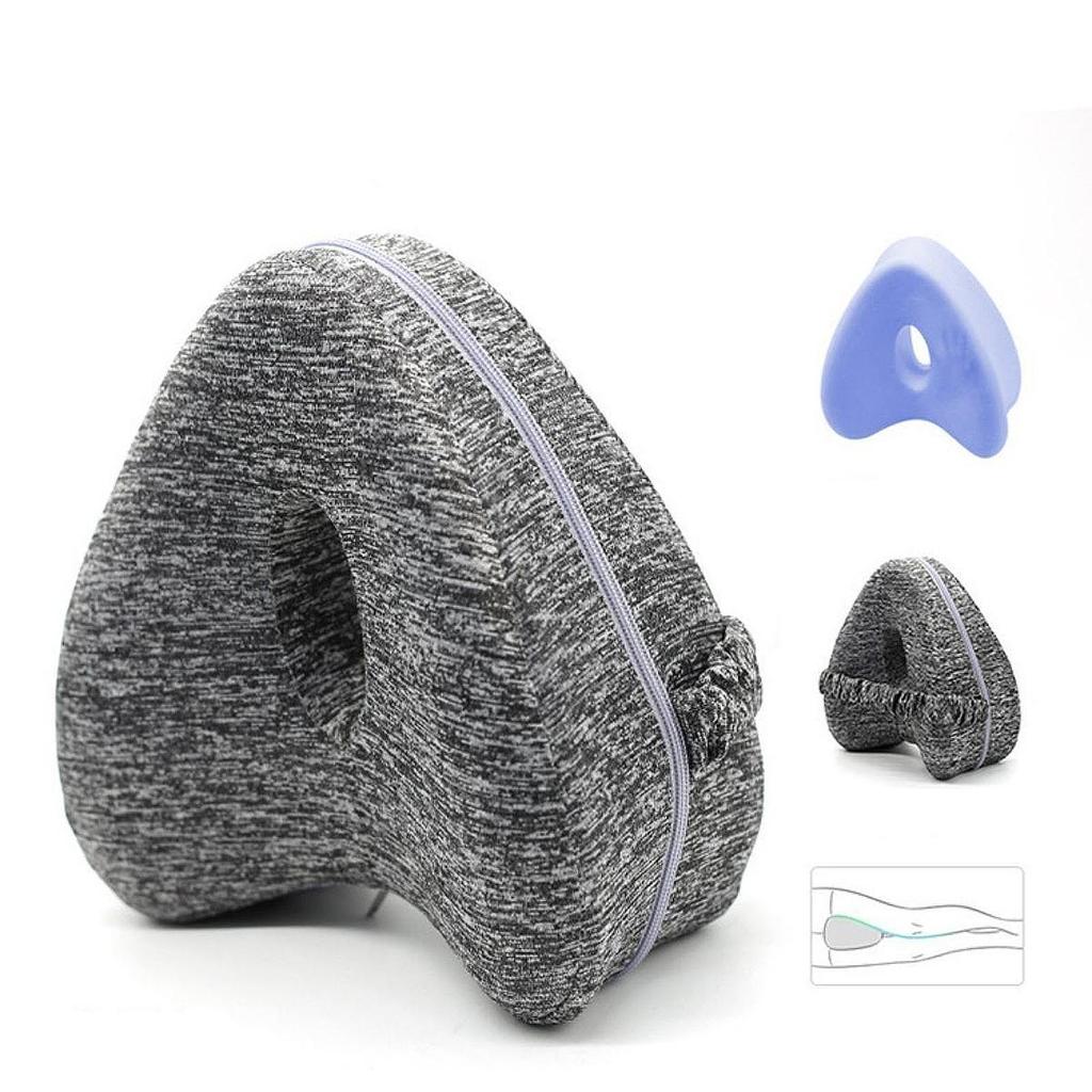 Memory Foam Leg Knee Foam Support Pillow Side Sleeper Sciatica Orthopedic Sciatica Back Hip Relief Pillow For Bed Sofa