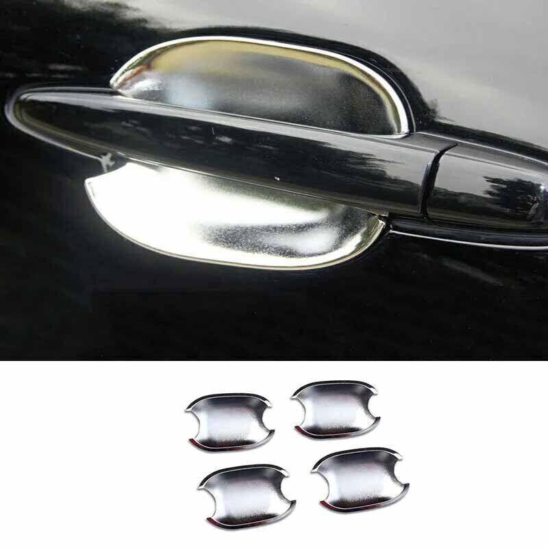Fit For Toyota Highlander 2009-2014 Silver Outside Side Door Bowl Cup Cover Trim