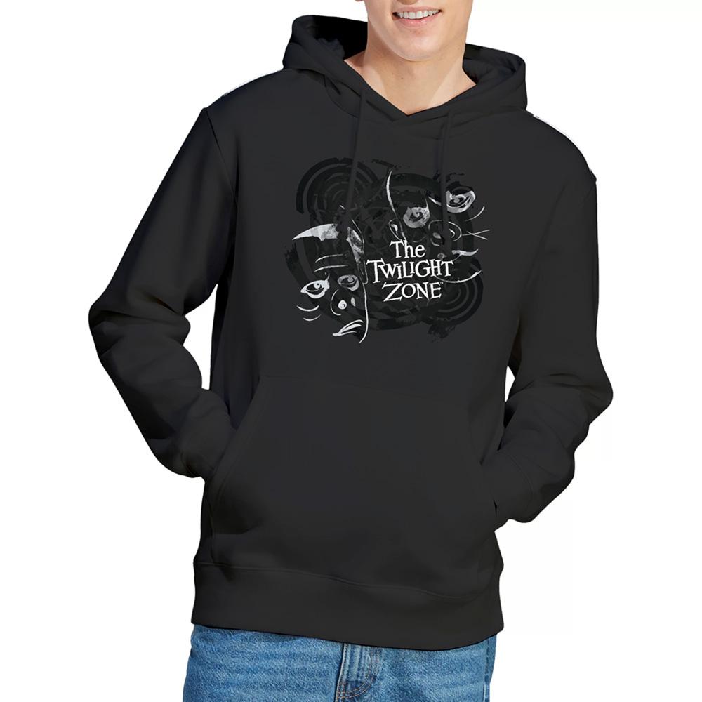 The Twilight Zone Unisex Adult Strange Faces Hoodie