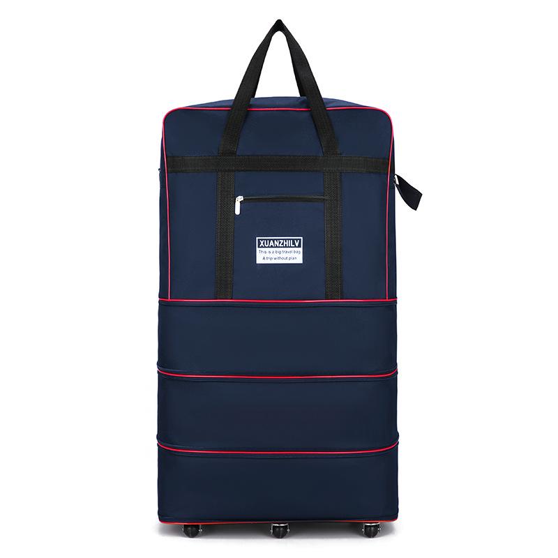 Expandable Foldable Travel Luggage with Universal Wheels - Large Capacity 158 Air Checked Baggage