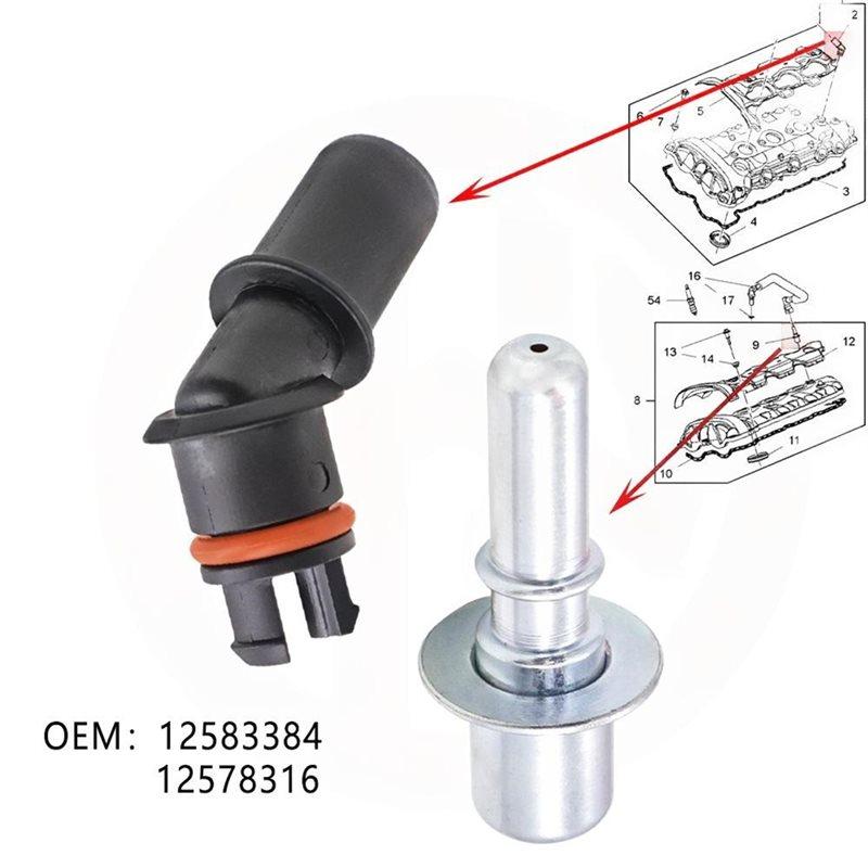 PCV Valve 12583384 For Cadillac CTS2 STS2 ATS Buick Lacrosse2 Rendezvous2 Impala Camaro 12578316