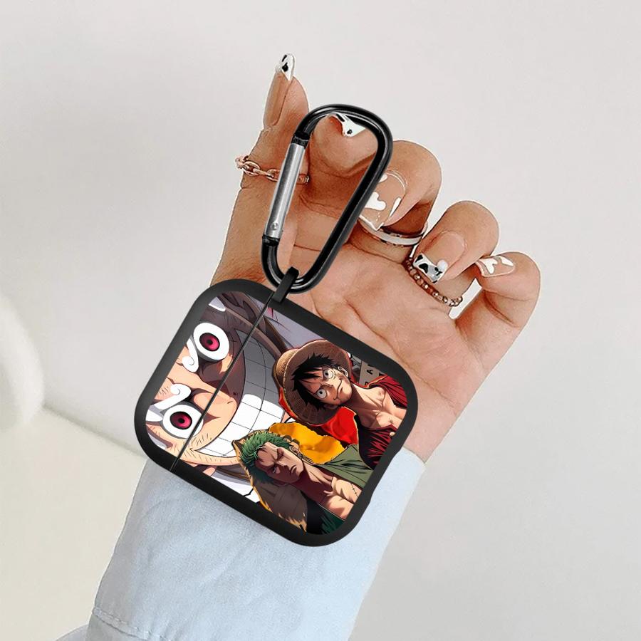 Earphone Cases Cover Case For Airpods 4 Pro3 Pro 1 3 2 Pro2 Anime One Piece Luffy Zoro