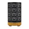 Aroma Diffuser Scent Ultrasonic Air Humidifier Iron Art Hollow Lotus Flower Pattern 2025 New Home Decorations with LED Lights