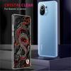 Mode Chinesisch Vintage Drache Klare Hülle Für Xiaomi Mi Poco X3 NFC M3 Pro F3 F1 11 Lite 12 Note 10 11T Transparent Handyhülle