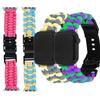Sports Outdoor Parachute Cord Nylon Band for Apple Watch Series 9 Ultra 2 49mm Clasp Watch Strap for IWatch 40 44mm 45 42mm 38mm Bracelet