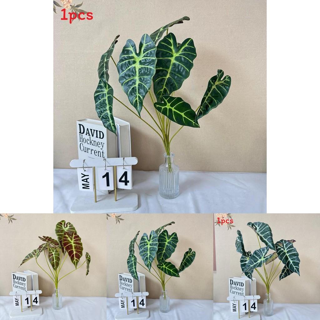 Faux Green Plant Wall Accent With 9 Heads For Wedding Photography Styling