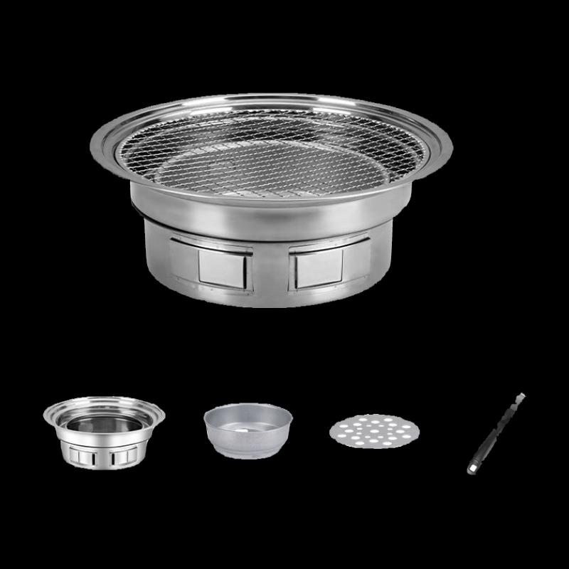 OEING Stainless Steel Charcoal BBQ Grill